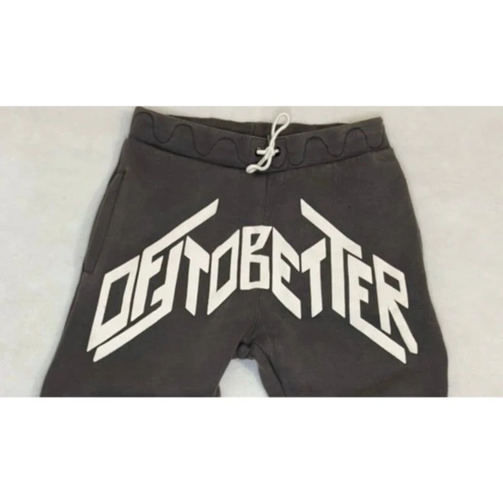 Off To Better OTB Multi-Tone Flare Sweatpants Gray Colorblock Men's Size Medium - Picture 3 of 7